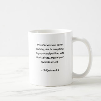 PHILIPPIANS-4:6 KAFFEETASSE