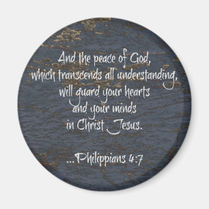 Philippians-4:7 Bibel-Vers Magnet
