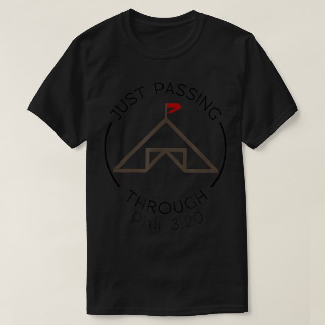 Philippians Camping Zent Christlich Faith Bibel Ve T-Shirt (Design vorne)