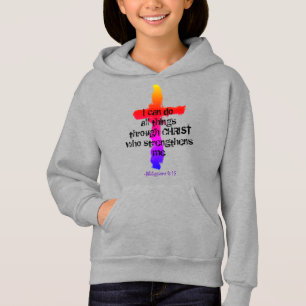 Philippiens 4:13 Sweat - shirt à capuche de la fi