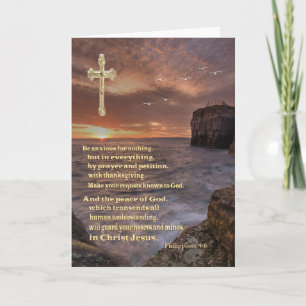 Philippiens 4:6 carte chrétienne