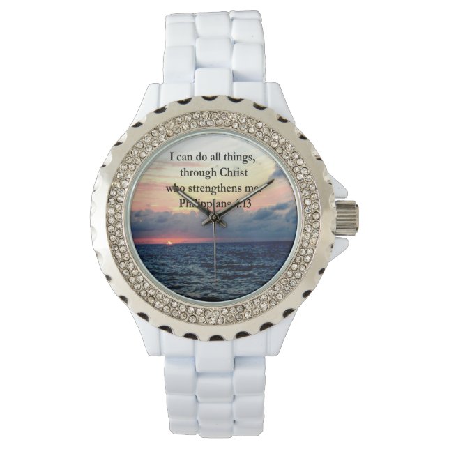 PHILIPPIER 4:13 ARMBANDUHR (Vorderseite)