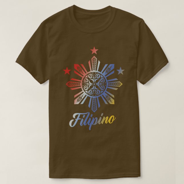 Philippine Gift Filipino Tribal Pinoy Pride T-Shirt (Design vorne)