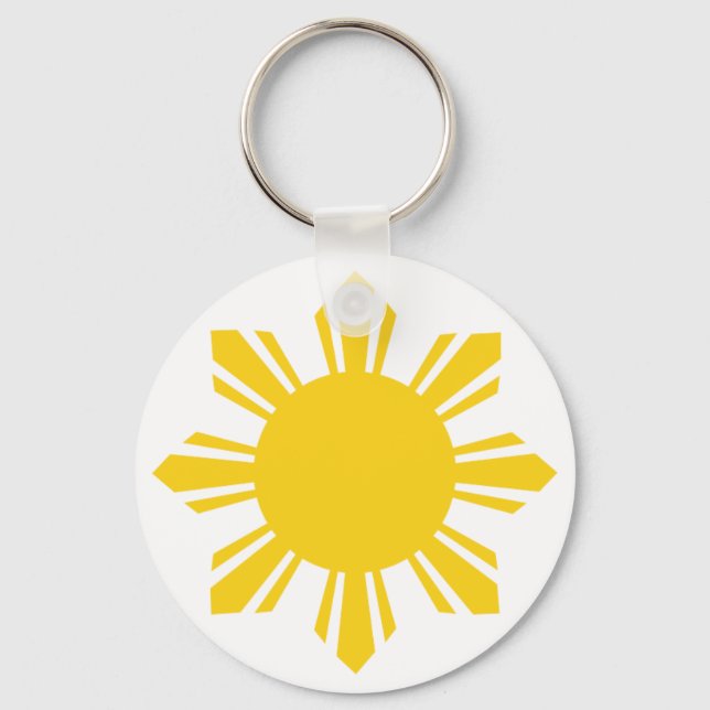 Philippine Sun, Pinoy Sun, Philippino Sun Schlüsselanhänger (Vorderseite)