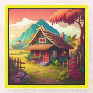 Philippine Traditional House-36543 Glasuntersetzer