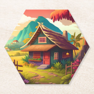 Philippine Traditional House-36543 Untersetzer
