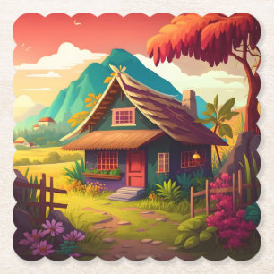Philippine Traditional House-36543 Untersetzer