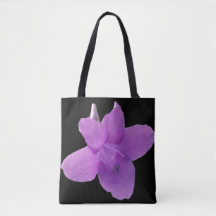 Philippine Violet auf schwarzen Totbeutel Tasche