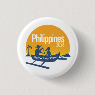 Philippinen 2026 Internationaler Konventions-Pin Button