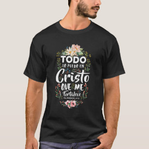 Philippinen 413 Christlicher Spanischer Verse Jesu T-Shirt