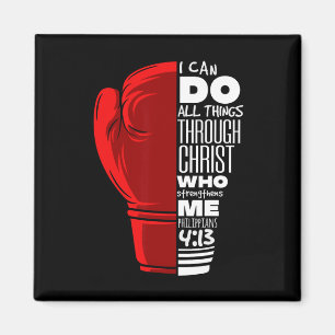 Philippinen 413 Religious Boxing Funny Christlich Magnet