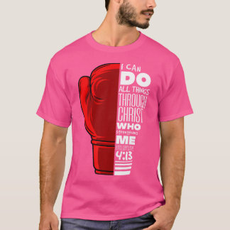 Philippinen 413 Religious Boxing Funny Christlich  T-Shirt