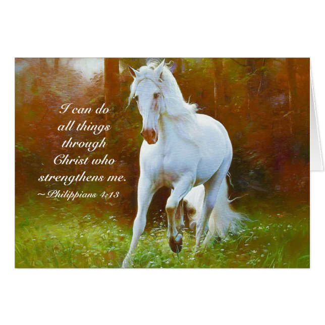 Philippinen 4:13 Alles durch Christus, Karte (Vorderseite (Horizontal))
