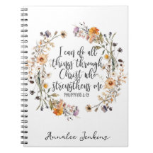 Philippinen 4:13 Bibelschrift Verse Floral