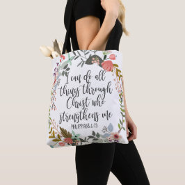 Philippinen 4:13 Ich kann alles tun Tasche