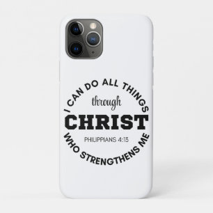 Philippinen 4:13 Ich kann alles tun, was Schrift Case-Mate iPhone Hülle