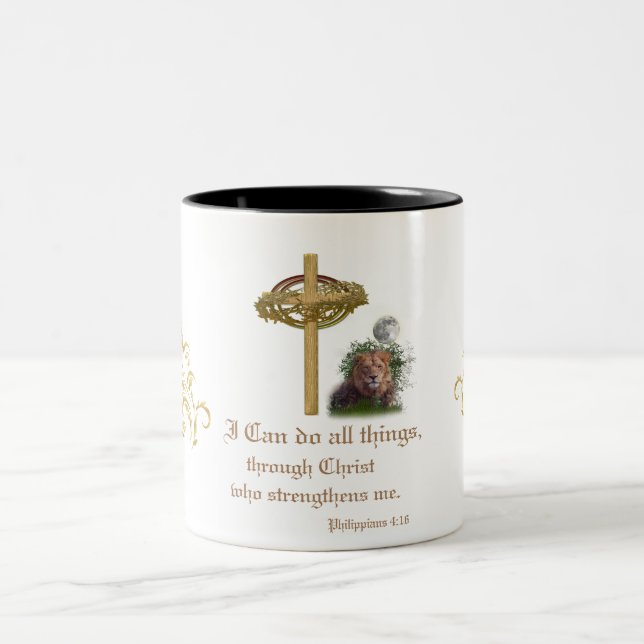 Philippinen 4:16 zweifarbige tasse (Mittel)