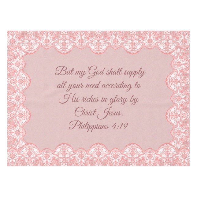 Philippinen 4:19 tischdecke (Vorderseite (Horizontal))