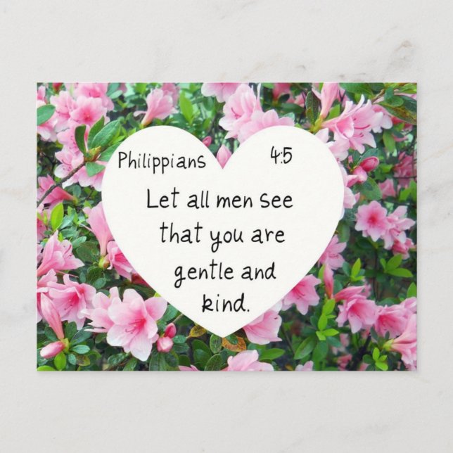 Philippinen 4:5 postkarte (Vorderseite)