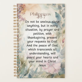 Philippinen 4:6-7 Christliche Bibelverse Wasserfar Planer