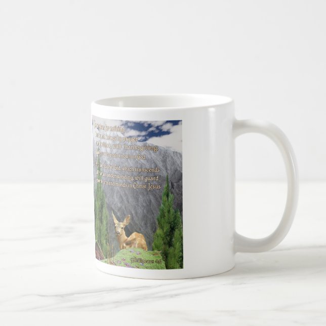 Philippinen 4:6 christliche Tasse (Rechts)