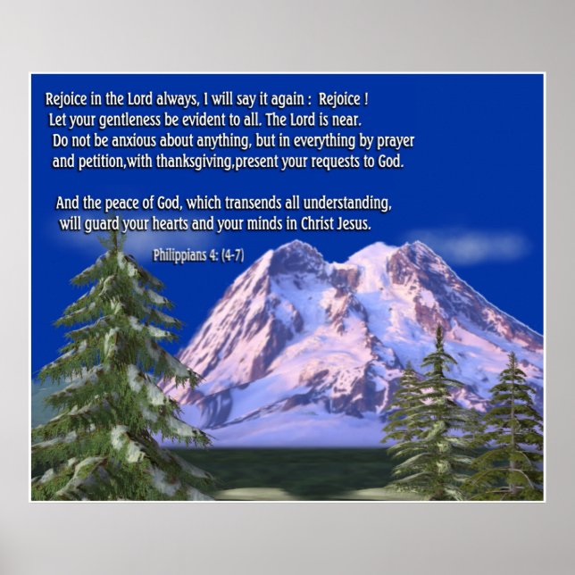 Philippinen 4:6 Poster (Vorne)