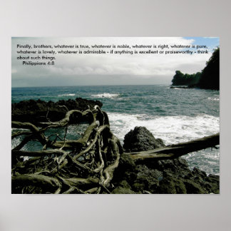 Philippinen 4:8 Poster