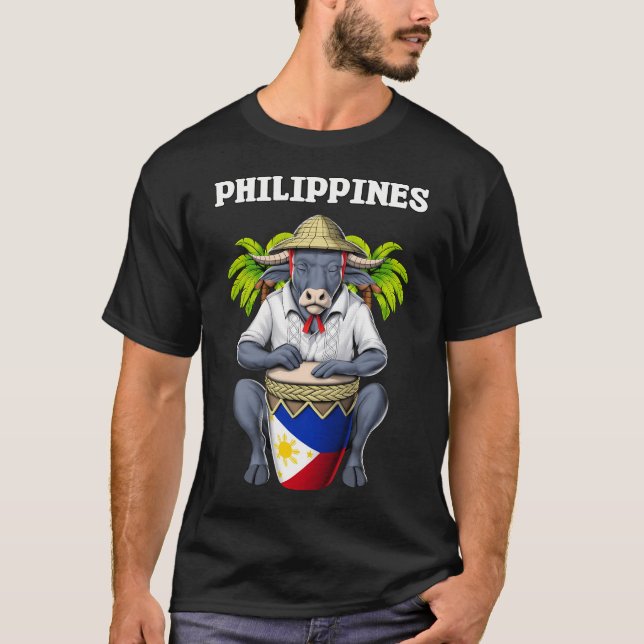 Philippinen Carabao T-Shirt (Vorderseite)