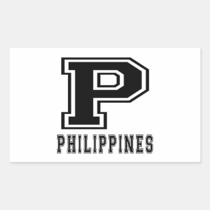 Philippinen Designs Rechteckiger Aufkleber