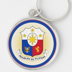 Philippinen-Erbe-Emblem Schlüsselanhänger