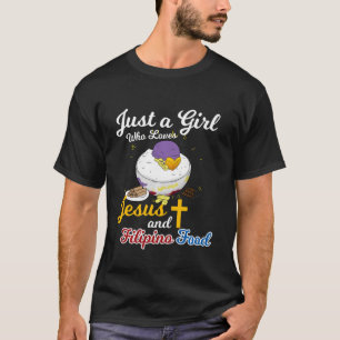 Philippinen Filipina Girl Lieben Jesus Filipino Fo T-Shirt