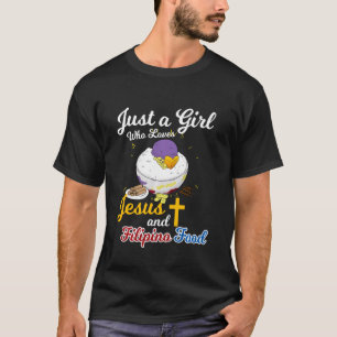 Philippinen Filipina Girl Lieben Jesus Filipino Fo T-Shirt