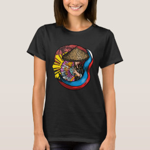Philippinen Filipina Japan Japina Flaggenflagge Fa T-Shirt