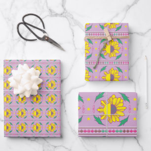 Philippinen Filipina Pilipina Girly Floral Geschenkpapier Set