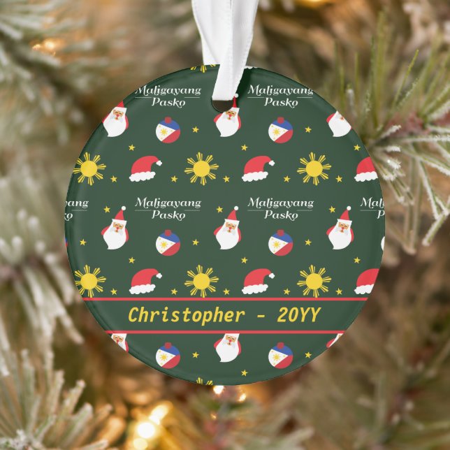 Philippinen Filipino Christmas Maligayang Pasko Ornament (Baum)