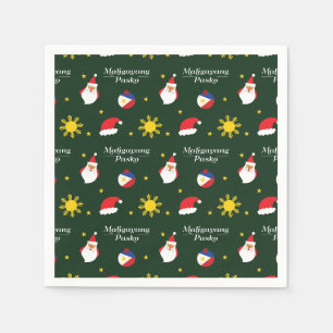 Philippinen Filipino Christmas Maligayang Pasko Serviette
