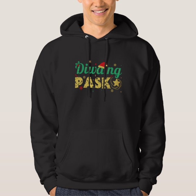 Philippinen Filipino Geist der Weihnachten Hoodie (Vorderseite)