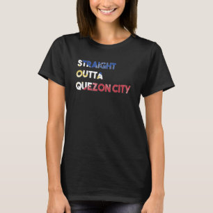 Philippinen Filipino Insel Stolz Straight Outta Q T-Shirt