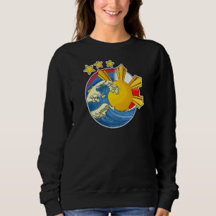 Philippinen Filipino Japan Japino Flaggen Wa Sweatshirt