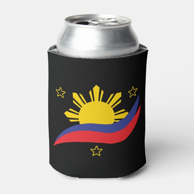 Philippinen Filipino Pinoy Flag Dosenkühler (Kanne Vorderseite)