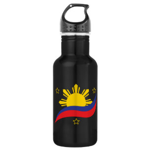Philippinen Filipino Pinoy Flag Edelstahlflasche