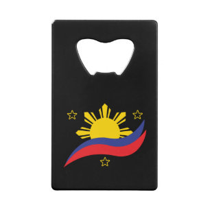 Philippinen Filipino Pinoy Flag Geldbeutel Flaschenöffner