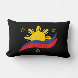 Philippinen Filipino Pinoy Flag Lendenkissen