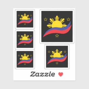 Philippinen Filipino Pinoy Flagge Aufkleber