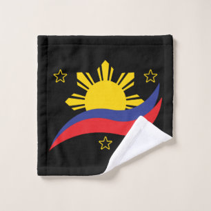 Philippinen Filipino Pinoy Flagge Waschlappen