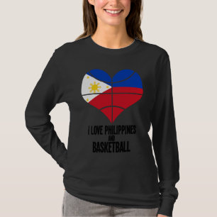 Philippinen Filipino Sport Basketball Basket Ball T-Shirt