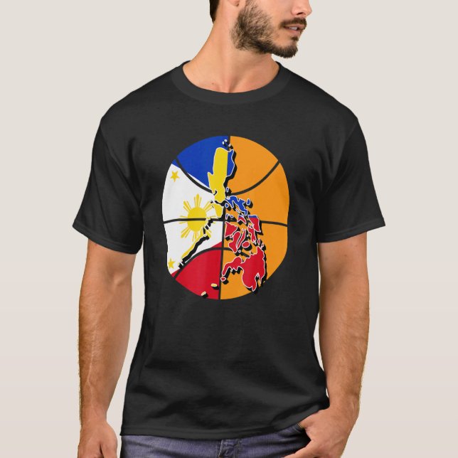 Philippinen Filipino Sport Basketball Basketball B T-Shirt (Vorderseite)
