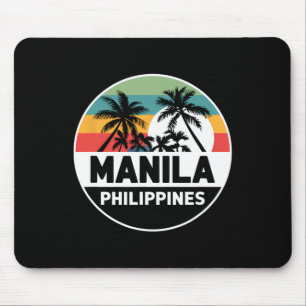 Philippinen Filipino Urlaub Vintage Souvenir Mann Mousepad