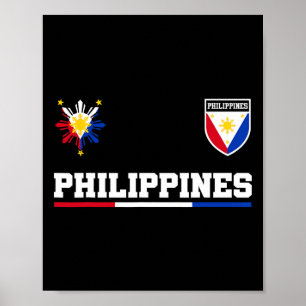 Philippinen Filipino Urlaub Vintage Souvenir Mann Poster