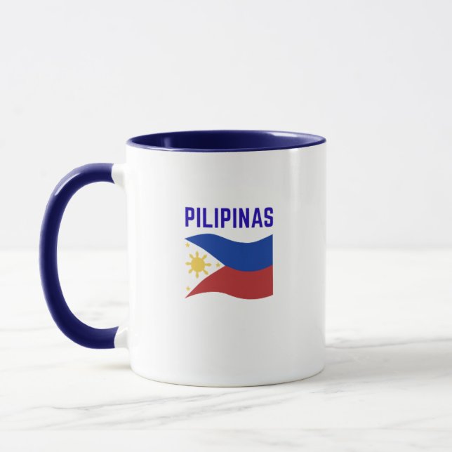 Philippinen Flag Coffee Tasse (Links)